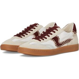 Dolce Vita Cream and Burgundy Notice Sneakers